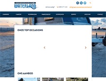 Tablet Screenshot of caravancentrumwaterland.nl